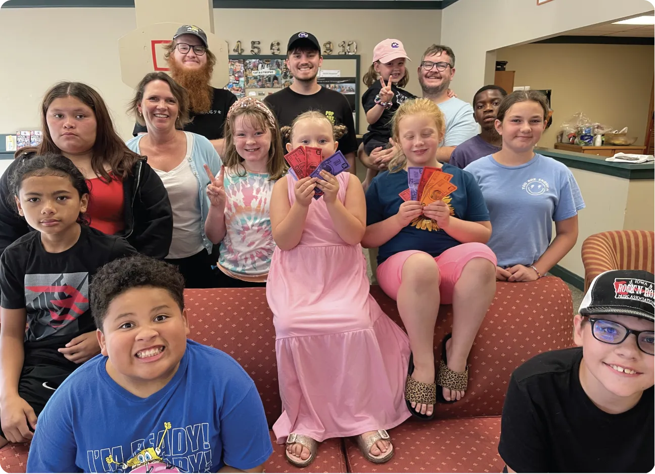 photo of group of people at bible club